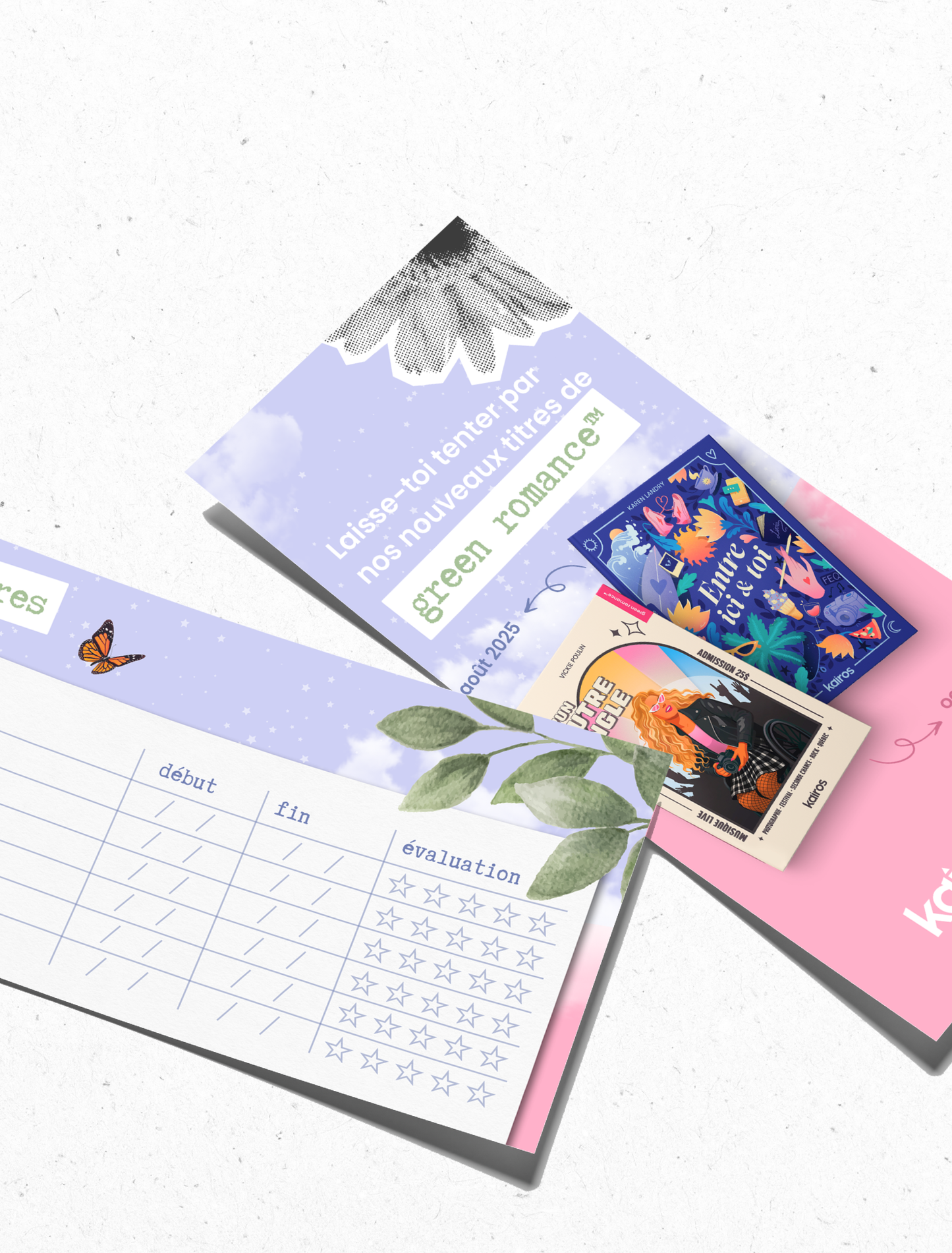 Signet de tes titres de green romance® préférés (drop 4+5)