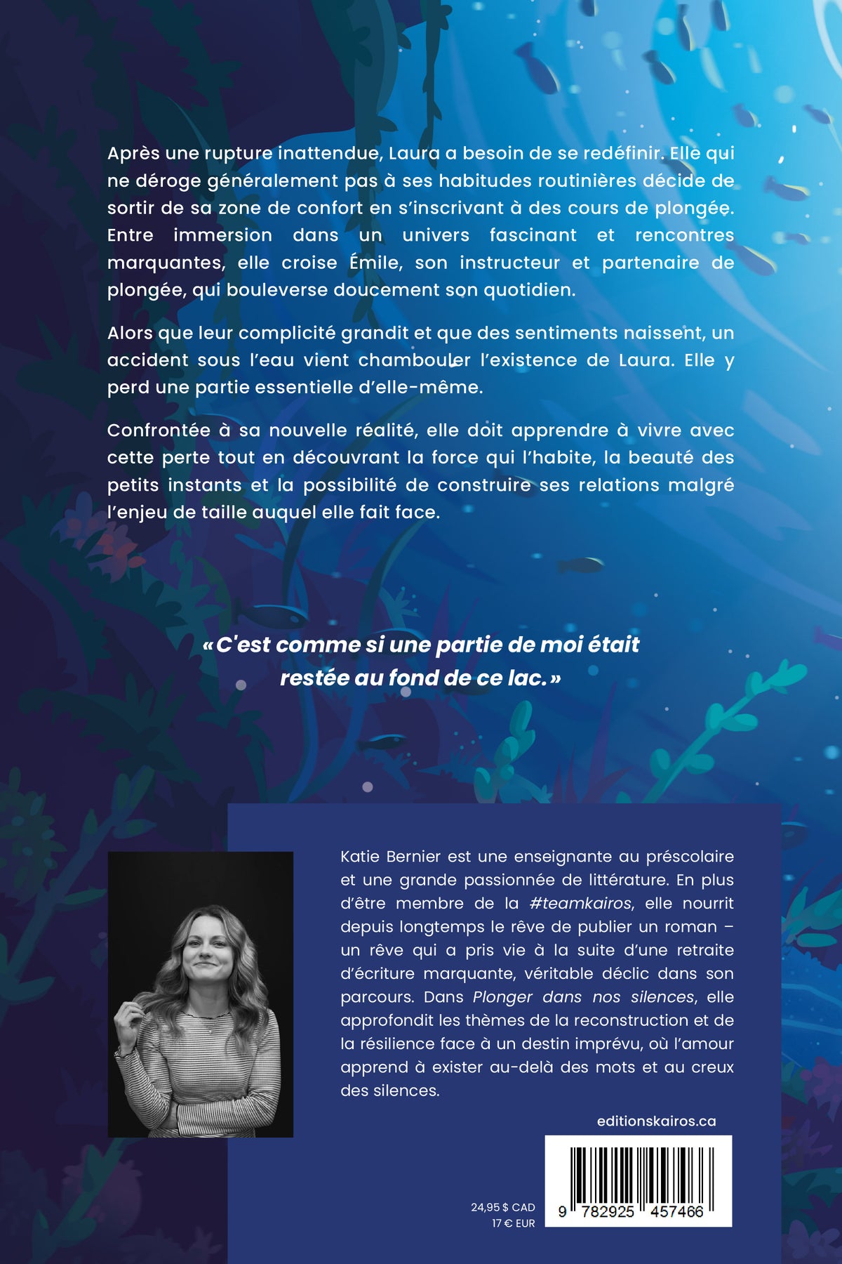 Plonger dans nos silences - Katie Bernier